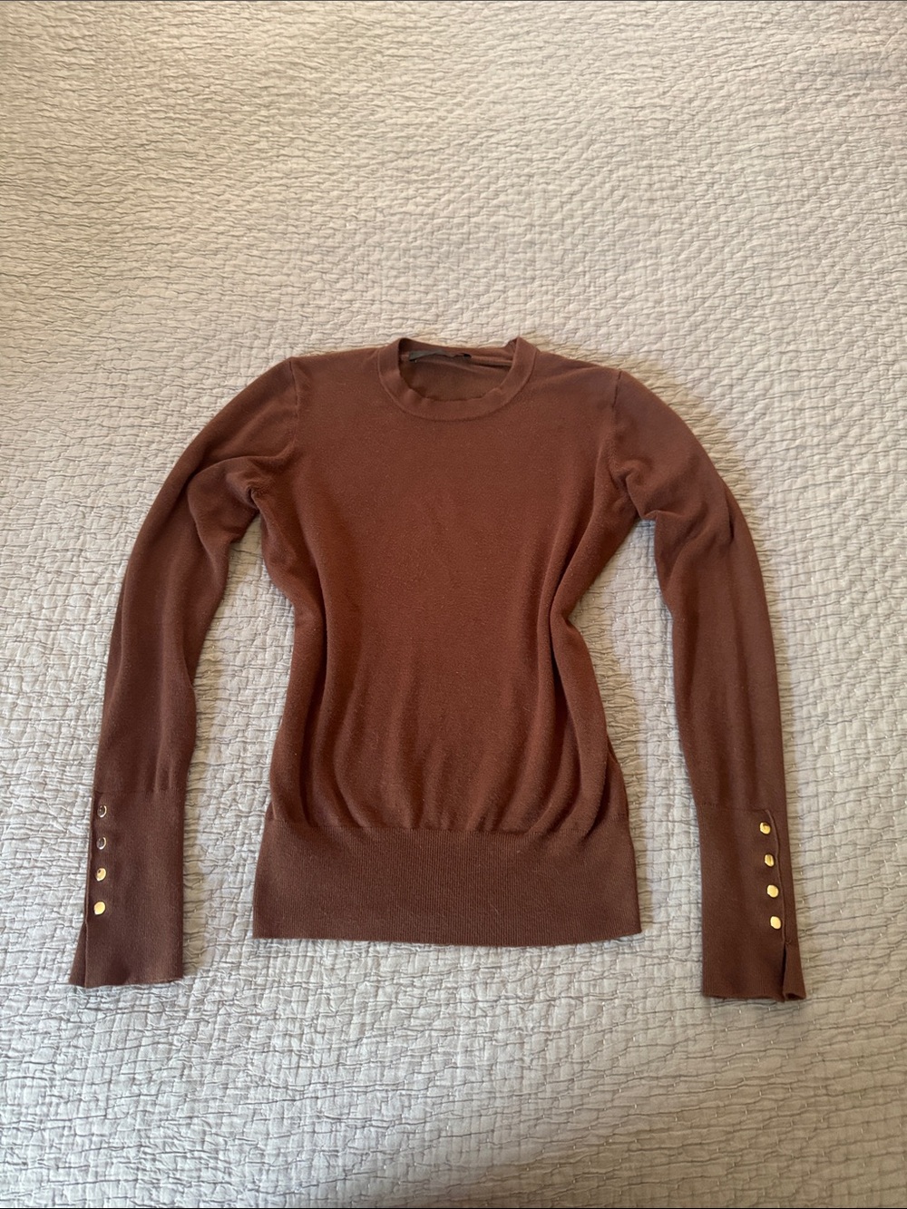 Zara Crewneck Sweater w/ Button Details